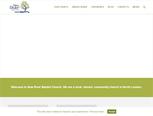 Tablet Screenshot of newriverbaptist.net